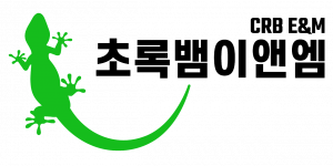초록뱀이앤엠 Logo