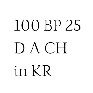 100 BESTE PLAKATE 25 D A CH in KR Logo